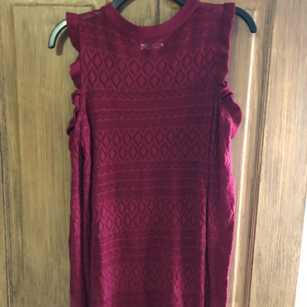 Laura Conrad Ruffle Pointelle Sweater - Picture 8 of 8